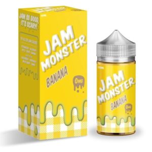 BANANA E-LIQUID 100ML JAM MONSTER