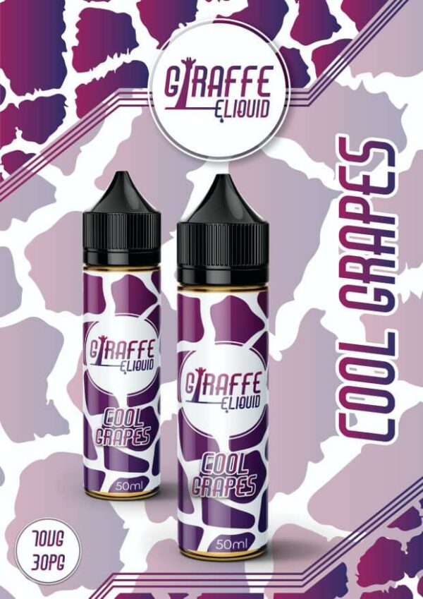 COOL GRAPES E LIQUID 50ML BY GIRAFFE