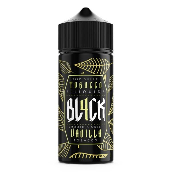 VANILLA (BL4AK) 100ML E LIQUID TOP SHELF TOBACCO
