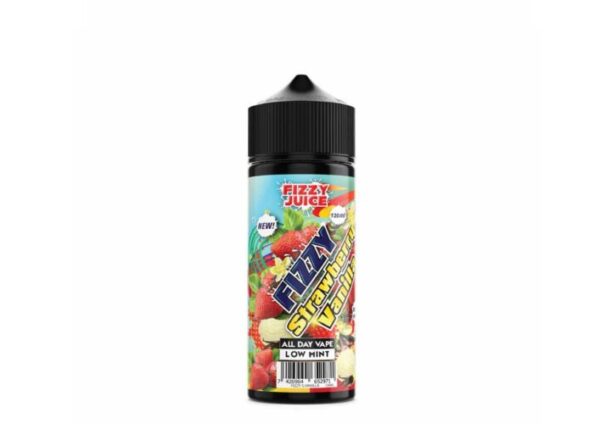 STRAWBERRY VANILLA 100ML E LIQUID FIZZY JUICE