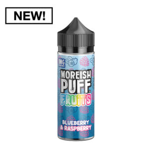 BLUEBERRY & RASPBERRY FRUITS 100ML E LIQUID MOREISH PUFF
