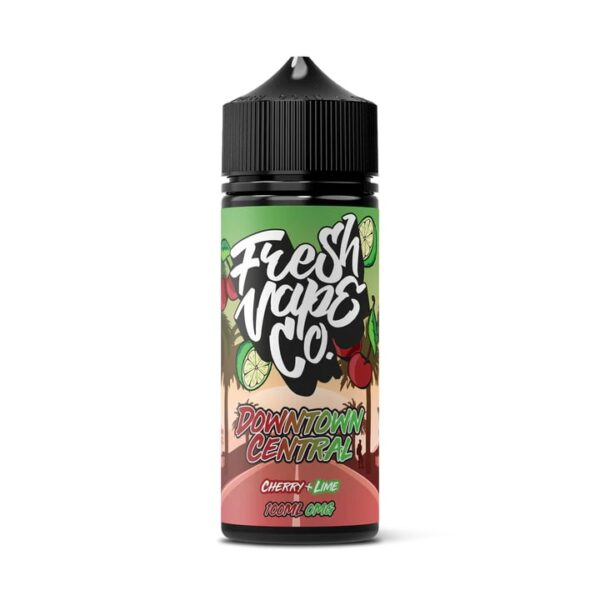 DOWNTOWN CENTRAL CHERRY & LIME 100ML E LIQUID FRESH VAPE CO