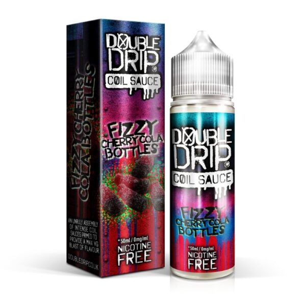 FIZZY CHERRY COLA BOTTLES E LIQUID  50ML BY DOUBLE DRIP