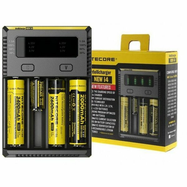 NITECORE I4 INTELLICHARGER UNIVERSAL BATTERY QUAD CHARGER