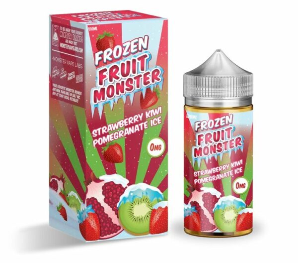 STRAWBERRY KIWI POMEGRANATE ICE E-LIQUID 100ML FROZEN FRUIT MONSTER