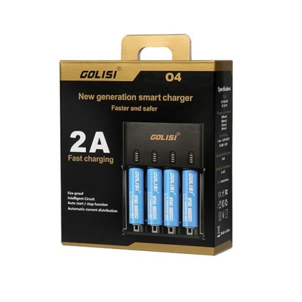 GOLISI O4 2A 4 BAY SMART FAST CHARGER