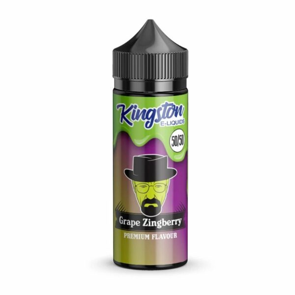 GRAPE ZINGBERRY 100ML E-LIQUID 50/50 BY KINGSTON