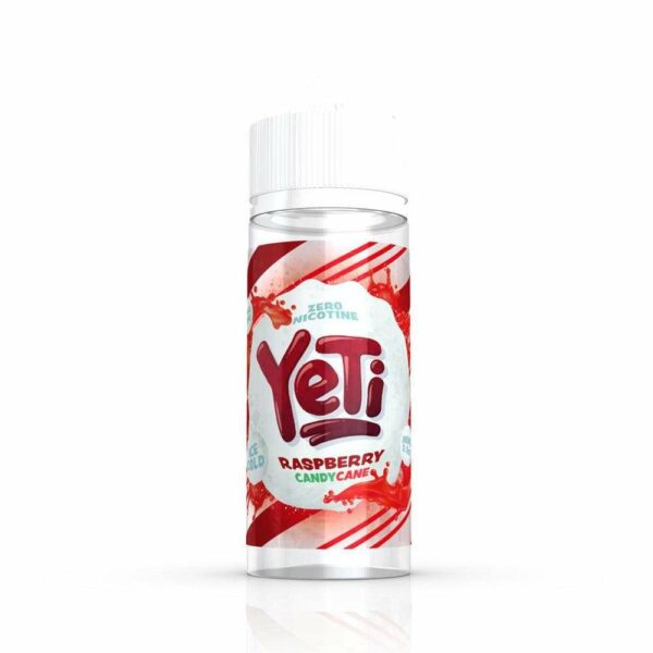 RASPBERRY (CANDY CANE) 100ML E LIQUID BY YETI