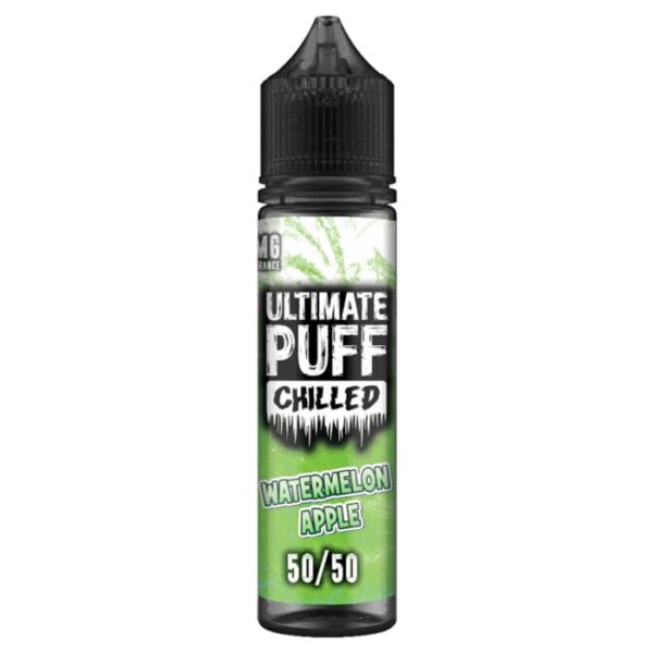 WATERMELON APPLE CHILLED 50ML E-LIQUID 50/50 ULTIMATE PUFF