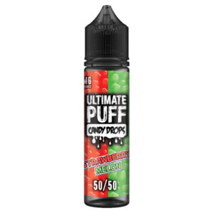 STRAWBERRY MELON CANDY DROPS 50ML E-LIQUID 50/50 ULTIMATE PUFF