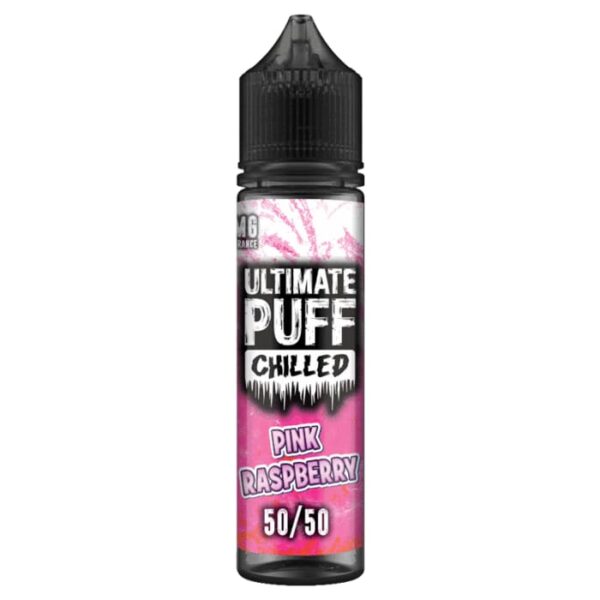 PINK RASPBERRY CHILLED 50ML E-LIQUID 50/50 ULTIMATE PUFF