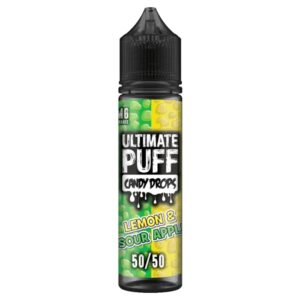 LEMON & SOUR APPLE CANDY DROPS 50ML E-LIQUID 50/50 ULTIMATE PUFF