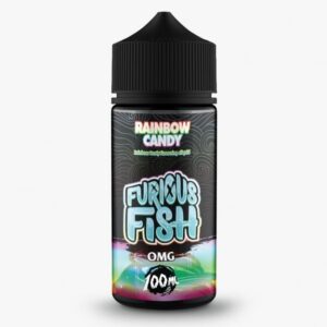 RAINBOW CANDY 100ML E LIQUID FURIOUS FISH