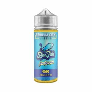BLUE FISH (BLUE RAZZ FISH) 100ML E LIQUID FERRUM CITY