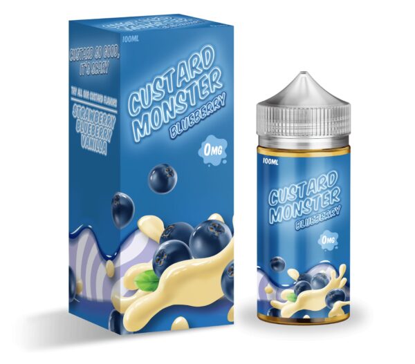 BLUEBERRY 100ML E-LIQUID CUSTARD MONSTER