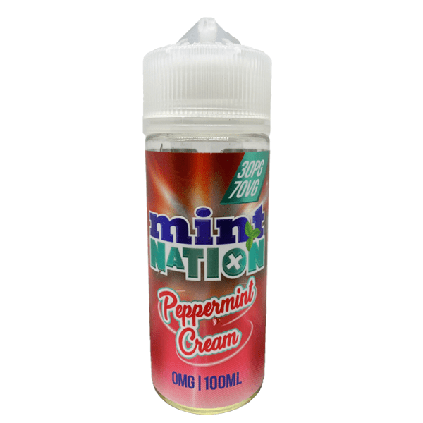 PEPPERMINT CREAM 100ML E LIQUID MINT NATION UK Vape Store ECig Clouds