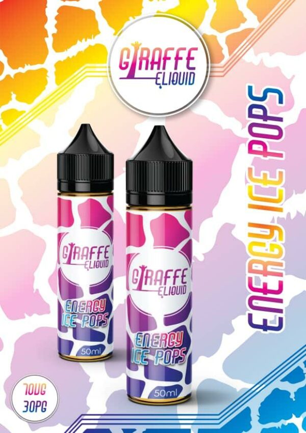ENERGY ICE POPS E LIQUID 50ML BY GIRAFFE