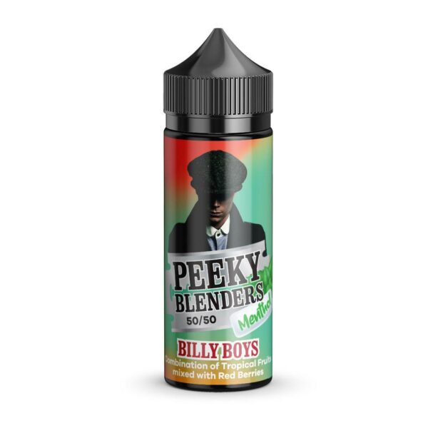 BILLY BOYS (TROPICAL FRUITS & RED BERRIES) MENTHOL 100ML E LIQUID PEEKY BLENDERS