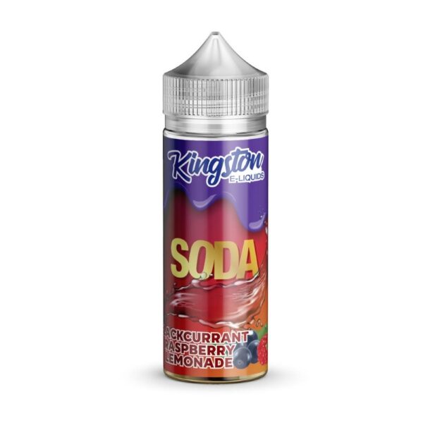 BLACKCURRANT RASPBERRY LEMONADE SODA E-LIQUID 100ML BY KINGSTON