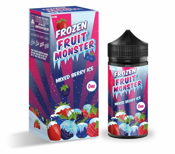 MIXED BERRY ICE E-LIQUID 100ML FROZEN FRUIT MONSTER