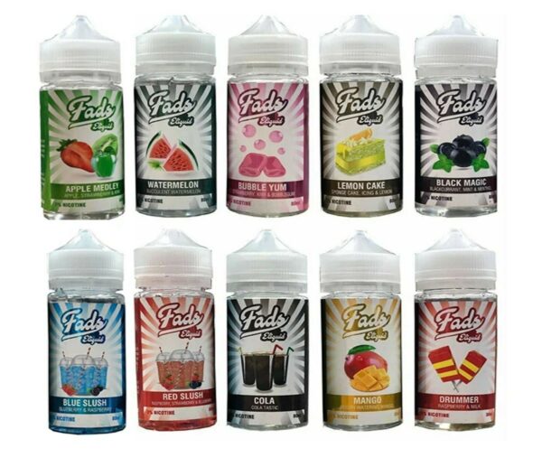 FADS E LIQUID 80ML VAPE JUICE 70/30 EXP