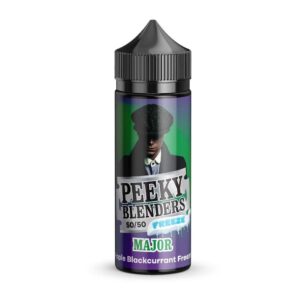 MAJOR (APPLE BLACKCURRANT) FREEZE 100ML E LIQUID PEEKY BLENDERS