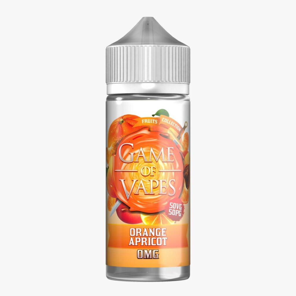 Buy ORANGE APRICOT 100ML E LIQUID GAME OF VAPES Online Shopping ECig