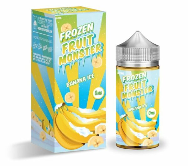 BANANA ICE E-LIQUID 100ML FROZEN FRUIT MONSTER