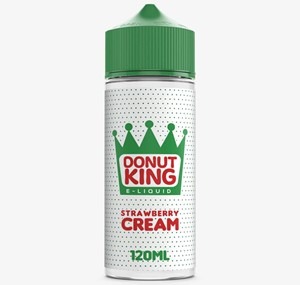 STRAWBERRY CREAM 100ML E-LIQUID BY DONUT KING