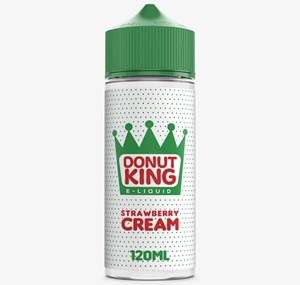 STRAWBERRY CREAM 100ML E-LIQUID BY DONUT KING