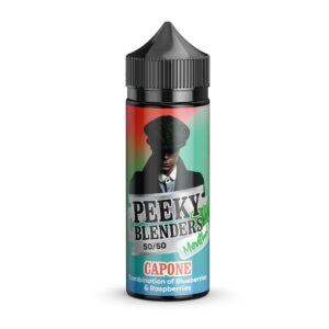 CAPONE (BLUEBERRIES AND RASPBERRIES) MENTHOL 100ML E LIQUID PEEKY BLENDERS