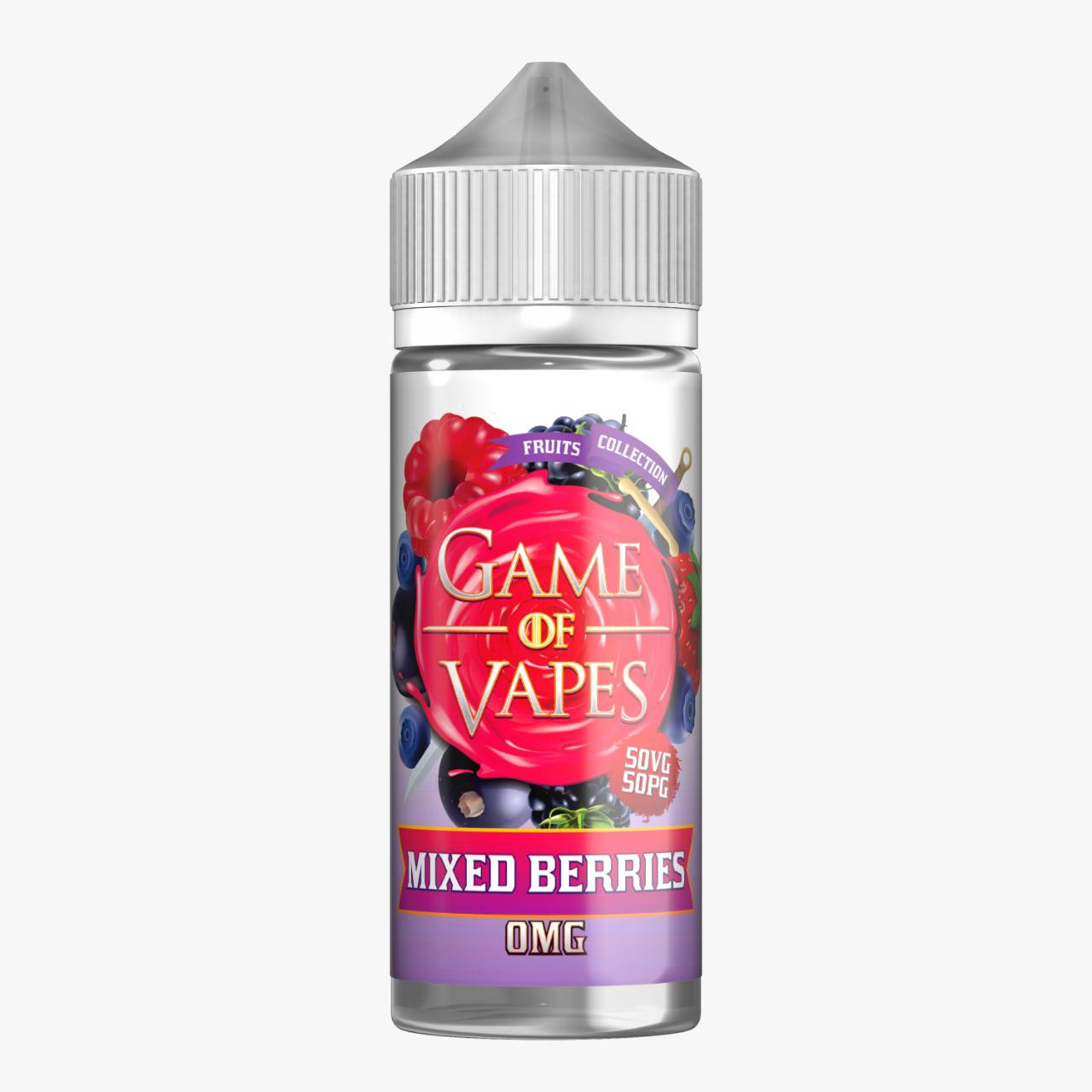 Buy MIXED BERRIES 100ML E LIQUID GAME OF VAPES Online Shopping ECig Clouds