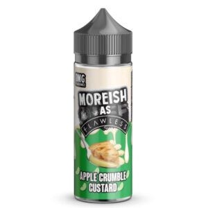 APPLE CRUMBLE CUSTARD 100ML E LIQUID MOREISH AS FLAWLESS
