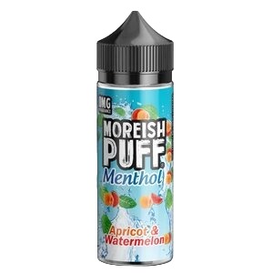 APRICOT & WATERMELON MENTHOL 100ML E LIQUID MOREISH PUFF