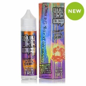 STRAWBERRY LACES SHERBET E LIQUID 50ML BY DOUBLE DRIP