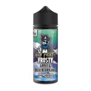 APPLE & BLACKCURRANT 100ML E-LIQUID OLD PIRATE FROSTY