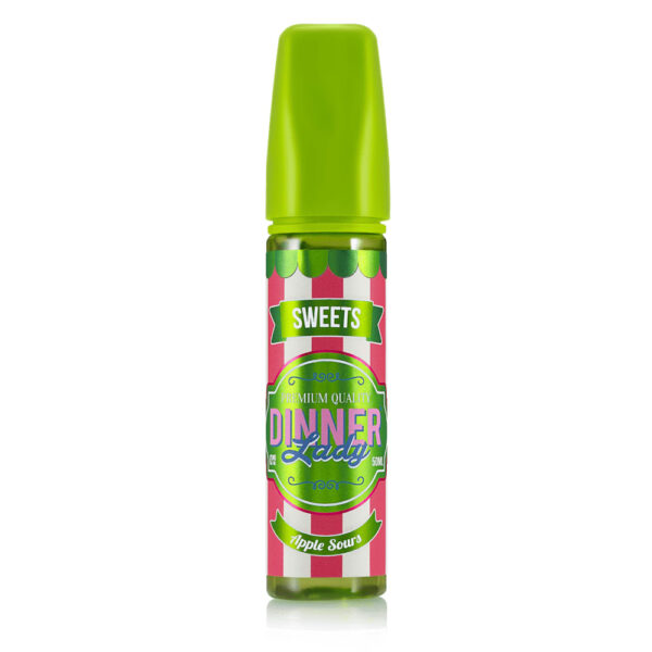 SWEETS- APPLE SOURS 50ML E LIQUID BY DINNER LADY