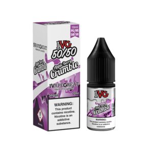 APPLE BERRY CRUMBLE 10ML E LIQUID 50/50 IVG PACK OF 10