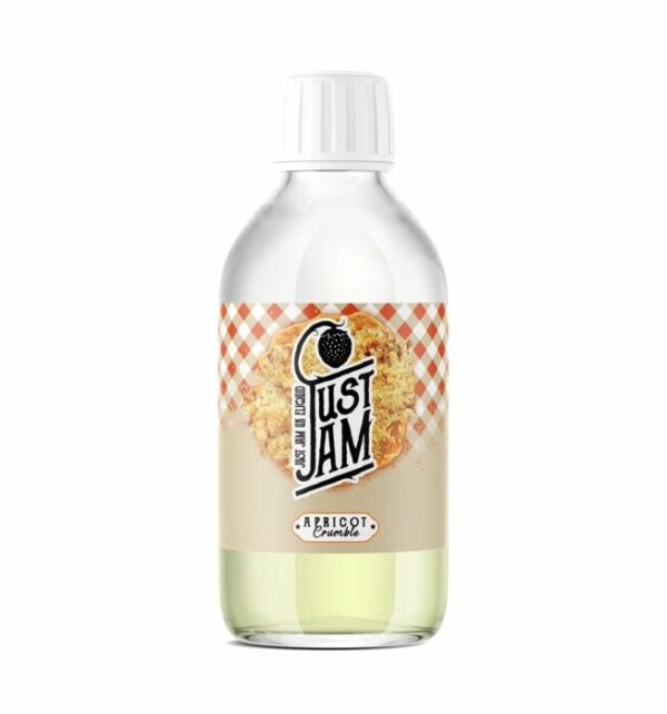 APRICOT CRUMBLE 200ML E-LIQUID BY JUST JAM