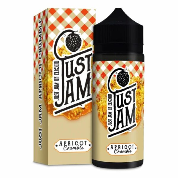 APRICOT CRUMBLE 100ML E-LIQUID BY JUST JAM