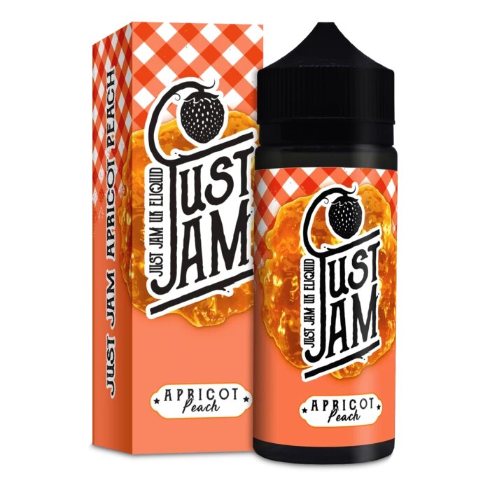 APRICOT PEACH 100ML E LIQUID JUST JAM UK Vape Store ECig Clouds