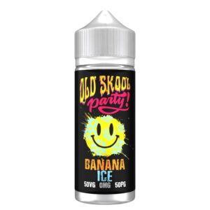BANANA ICE 100ML E LIQUID OLD SKOOL PARTY EXP