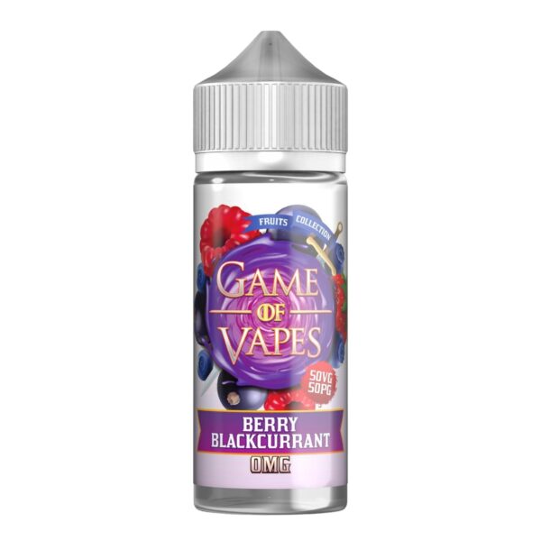 BERRY BLACKCURRANT 100ML E LIQUID GAME OF VAPES
