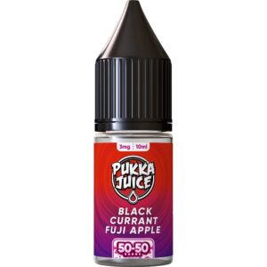 BLACK CURRANT FUJI APPLE 10 X 10ML E LIQUID 50/50 BY PUKKA JUICE