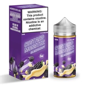 BLACKBERRY 100ML E-LIQUID CUSTARD MONSTER
