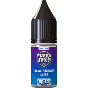 BLACKBERRY LIME 10 X 10ML E LIQUID 50/50 BY PUKKA JUICE