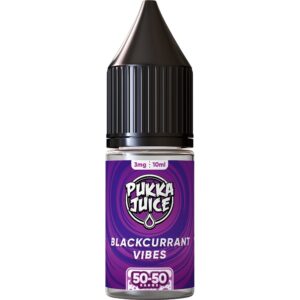 BLACKCURRANT VIBES 10 X 10ML E LIQUID 50/50 BY PUKKA JUICE