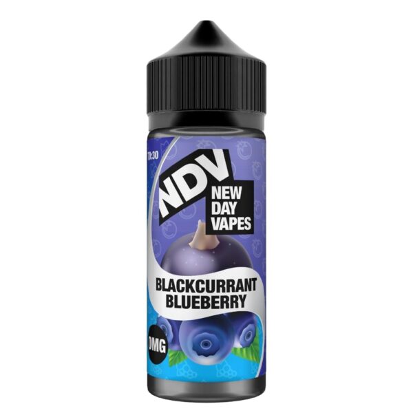 BLACKCURRANT BLUEBERRY 100ML E LIQUID NEW DAY VAPES (NDV)