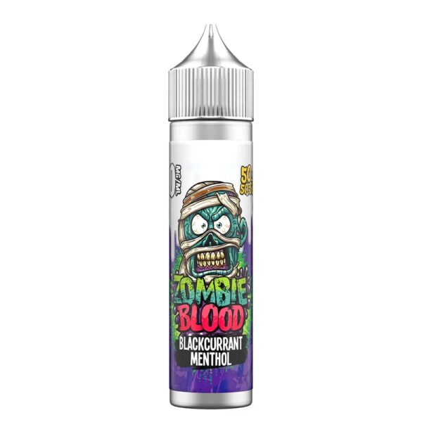 BLACKCURRANT MENTHOL 50ML E LIQUID ZOMBIE BLOOD