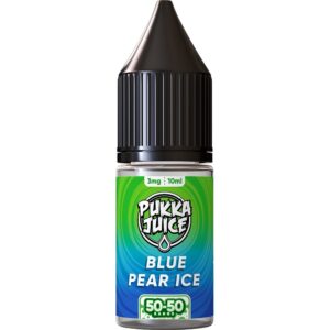 BLUE PEAR ICE 10 X 10ML E LIQUID 50/50 BY PUKKA JUICE